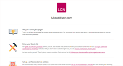 Desktop Screenshot of lukeaddison.com